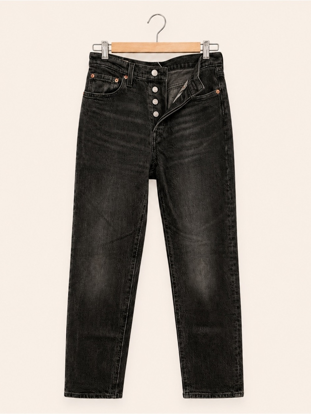 Levi’s Premium 501 W27 L30 Black Straight Leg Jeans